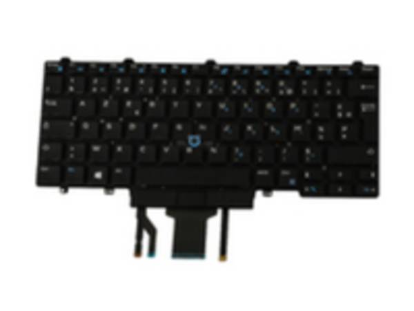 DELL W93F7, Tastatur, Französisch, Tastatur mit Hintergrundbeleuchtung, DELL, Latitude E5450, E7450