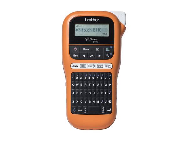 Brother PT-E110VP, Direkt Wärme, 180 x 180 DPI, 20 mm/sek, 1,2 cm, 9 mm, Zentrum, Links-0