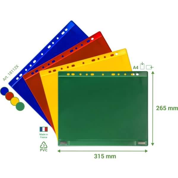Sichttafel magnetisch A4 E=5 Stück gelb-1