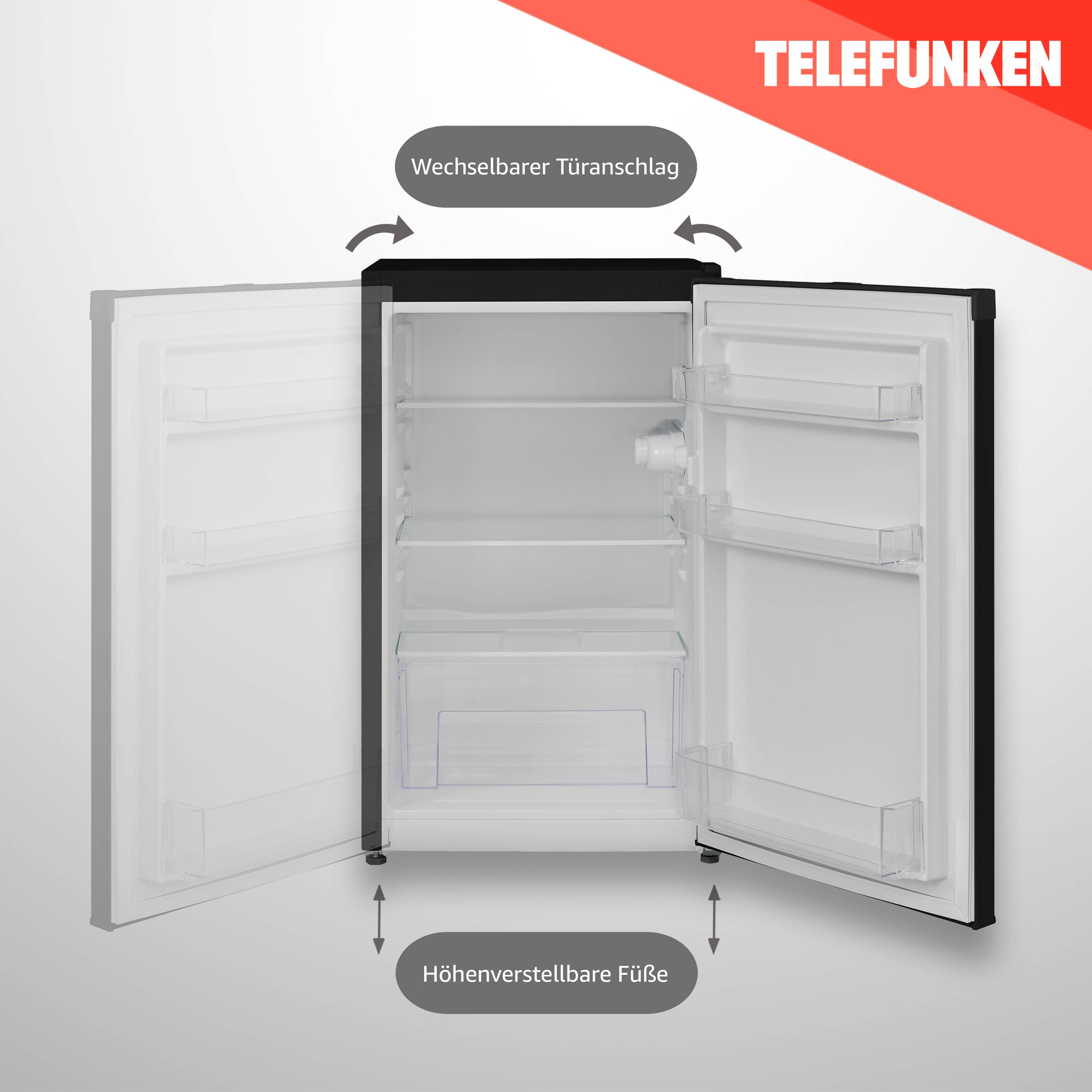 Telefunken CF-31-121-B Kühlschrank ohne Gefrierfach | Freistehend | 90 L Gesamt-Nutzinhalt | Temperaturregelung-3