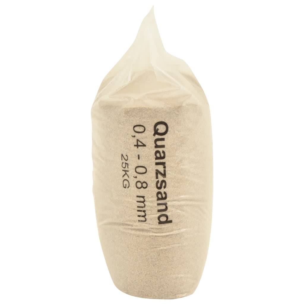 vidaXL Filtersand 25 kg 0,4-0,8 mm-3