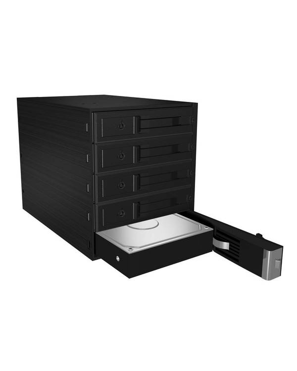 IB-565SSK, Backplane, 5x 3,5" SAS/SATA (I/II/III) HDD in 3x 5,25" Einschübe, Hot Swap, trägerloser HDD Einbau, Lüfter