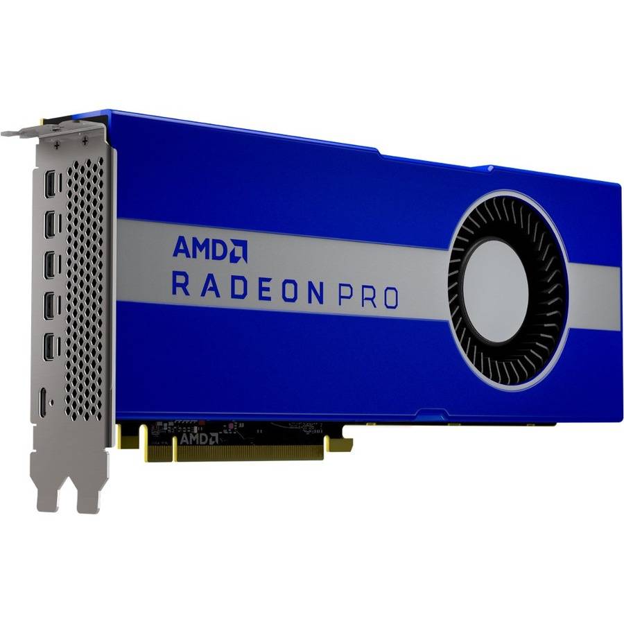 AMD Radeon Pro W5700 Grafikkarte 8 GB GDDR6 PCIe 4.0 x16 USB-C 5 x Mini DisplayPort-1