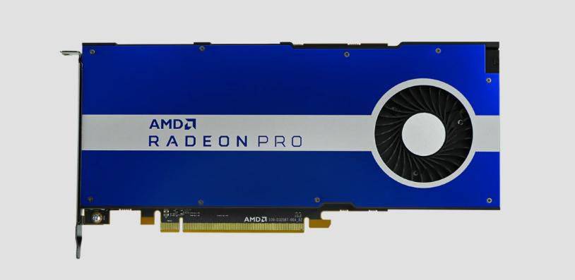AMD Radeon Pro W5700 Grafikkarte 8 GB GDDR6 PCIe 4.0 x16 USB-C 5 x Mini DisplayPort-2