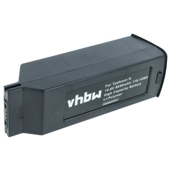 vhbw Akku kompatibel mit Yuneec H480 | Typhoon H Drohne Multicopter Quadrocopter (8050 mAh, 14,8 V, Li-Polymer)