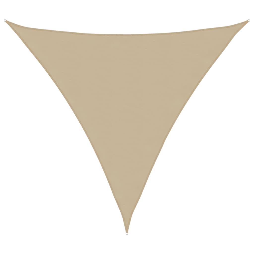 vidaXL Sonnensegel Oxford-Gewebe Dreieckig 4x4x4 m Beige-0