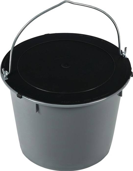 Deckel schwarz ID 370mm Recycling-Kunststoff JOPA-2
