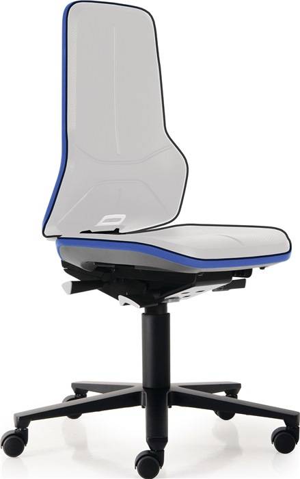 Arbeitsdrehstuhl Neon Rl.Permanentkontakt blau-0