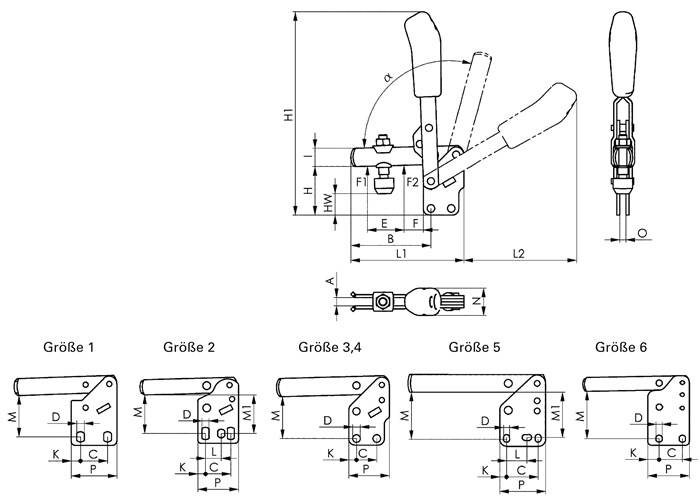 Senkrecht-Spanner 6802 Gr.1 AMF-4
