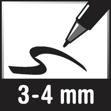 Symbolbild für Permanentmarker 550 3-4mm Rundspitze nachfüllbar gn