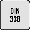 Symbolbild für Spiralbohrer DIN 338 TypN A100 D.1/2 " HSS profilgeschl.dampf.Zyl.schaft 4xD