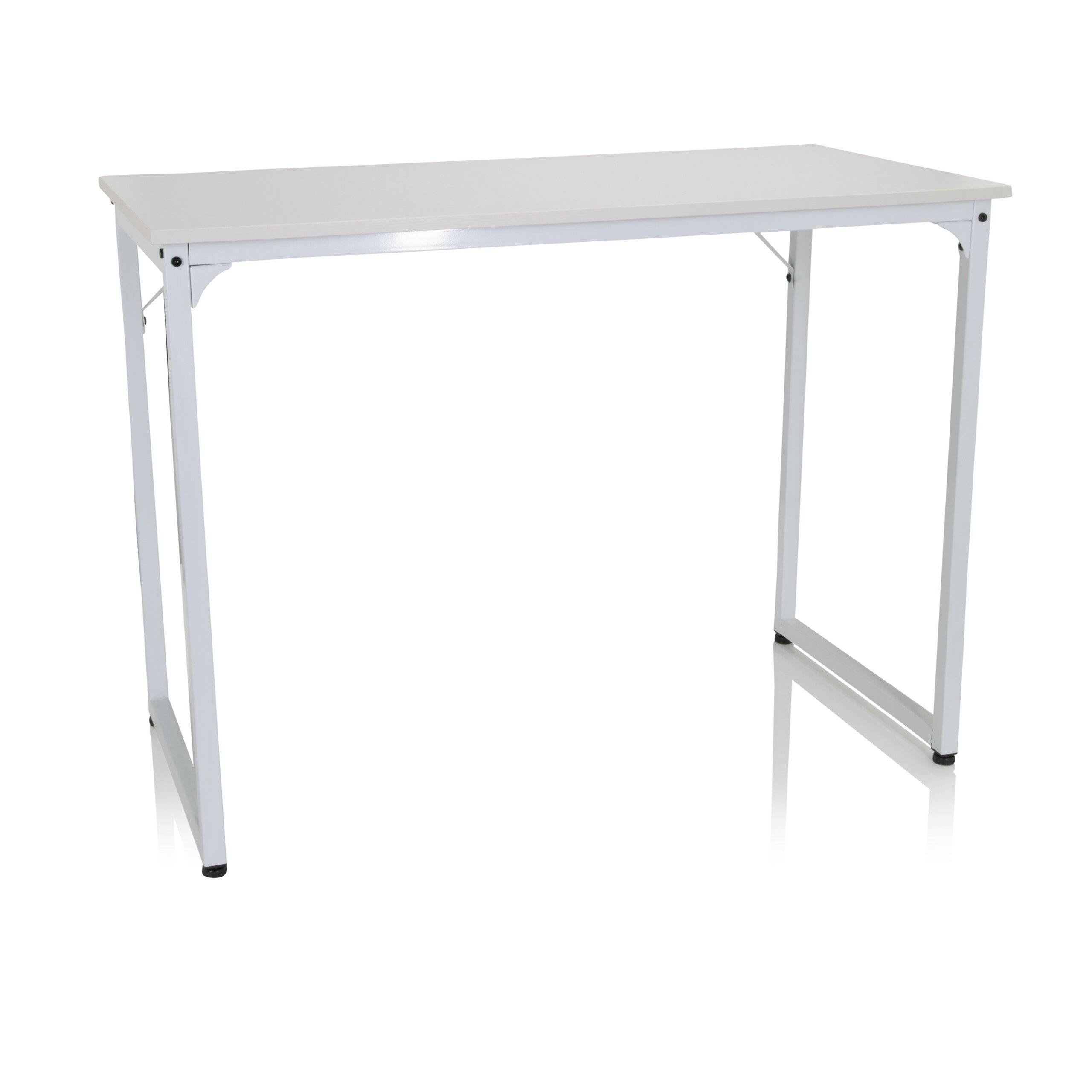 Schreibtisch Computertisch WORKSPACE I 100 x 50 weiß hjh OFFICE-2