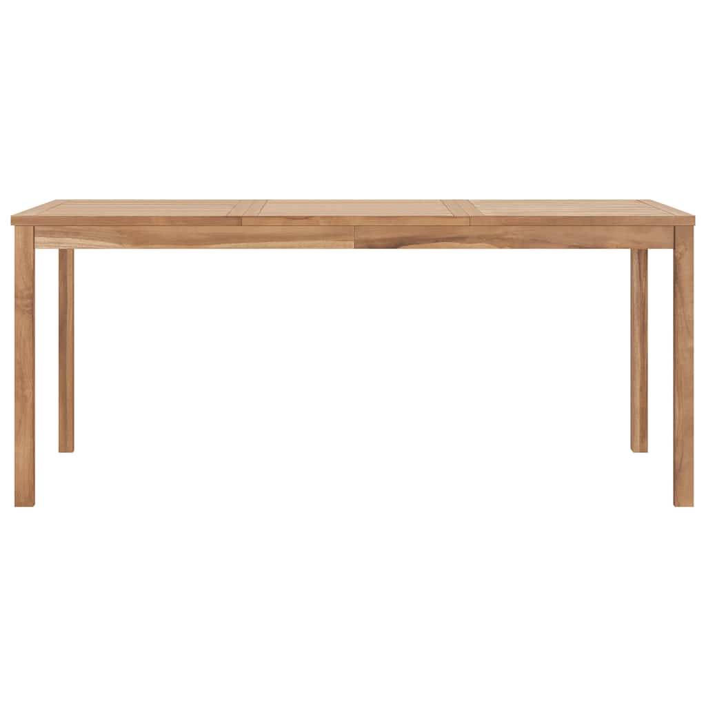 vidaXL Garten-Esstisch 180x90x77 cm Massivholz Teak-1