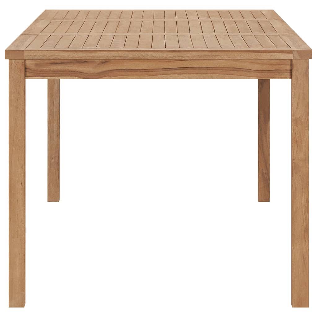 vidaXL Garten-Esstisch 180x90x77 cm Massivholz Teak-2