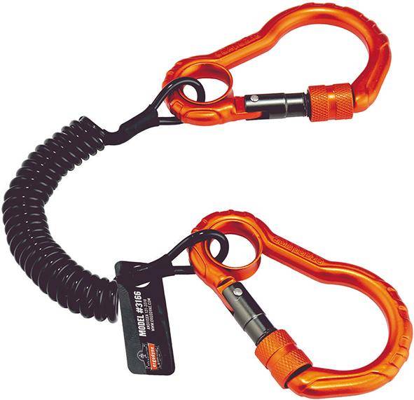 ERGODYNE Werkzeughalter 3166 Doppelkarabiner-0