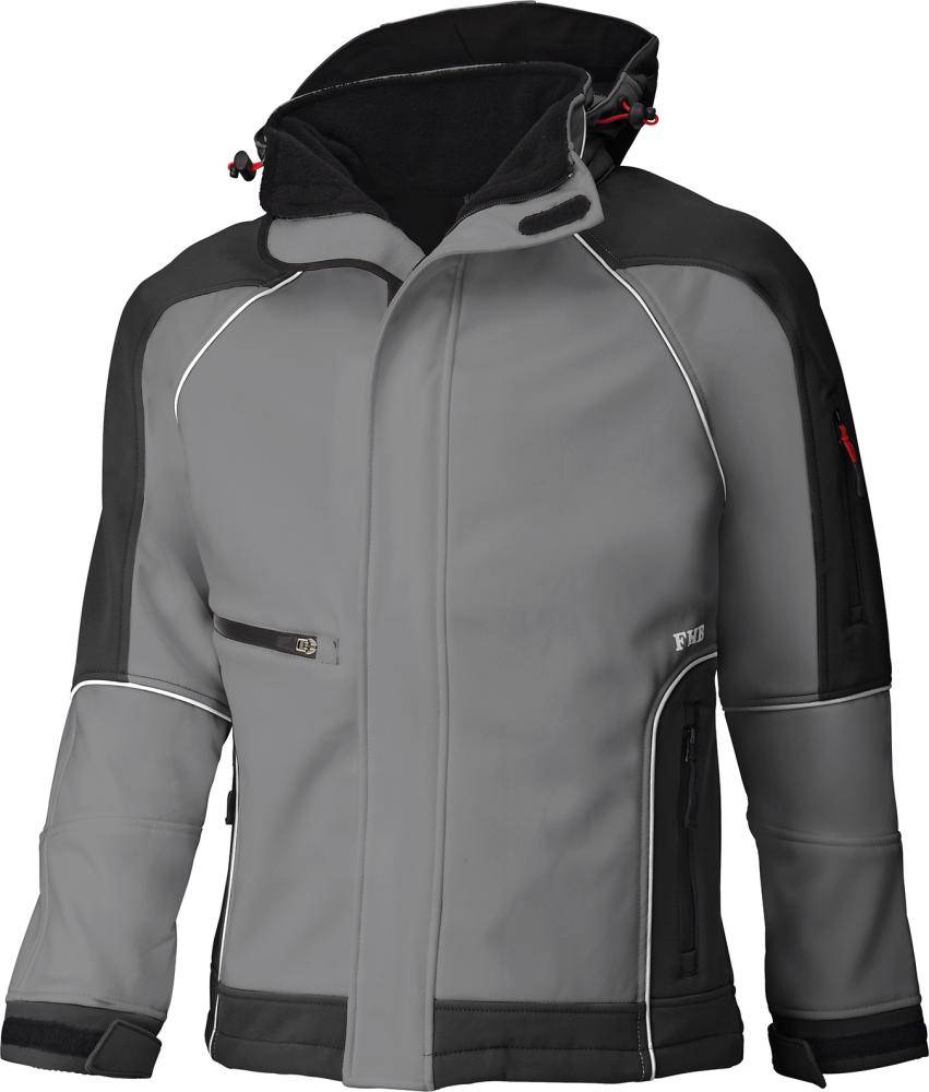 Softshell-Jacke WALTER grau-schwarz XL FHB-0