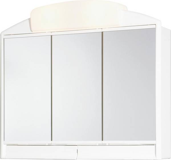 Spiegelschrank Rano LED weiß 59 x 51 x 16(14) cm