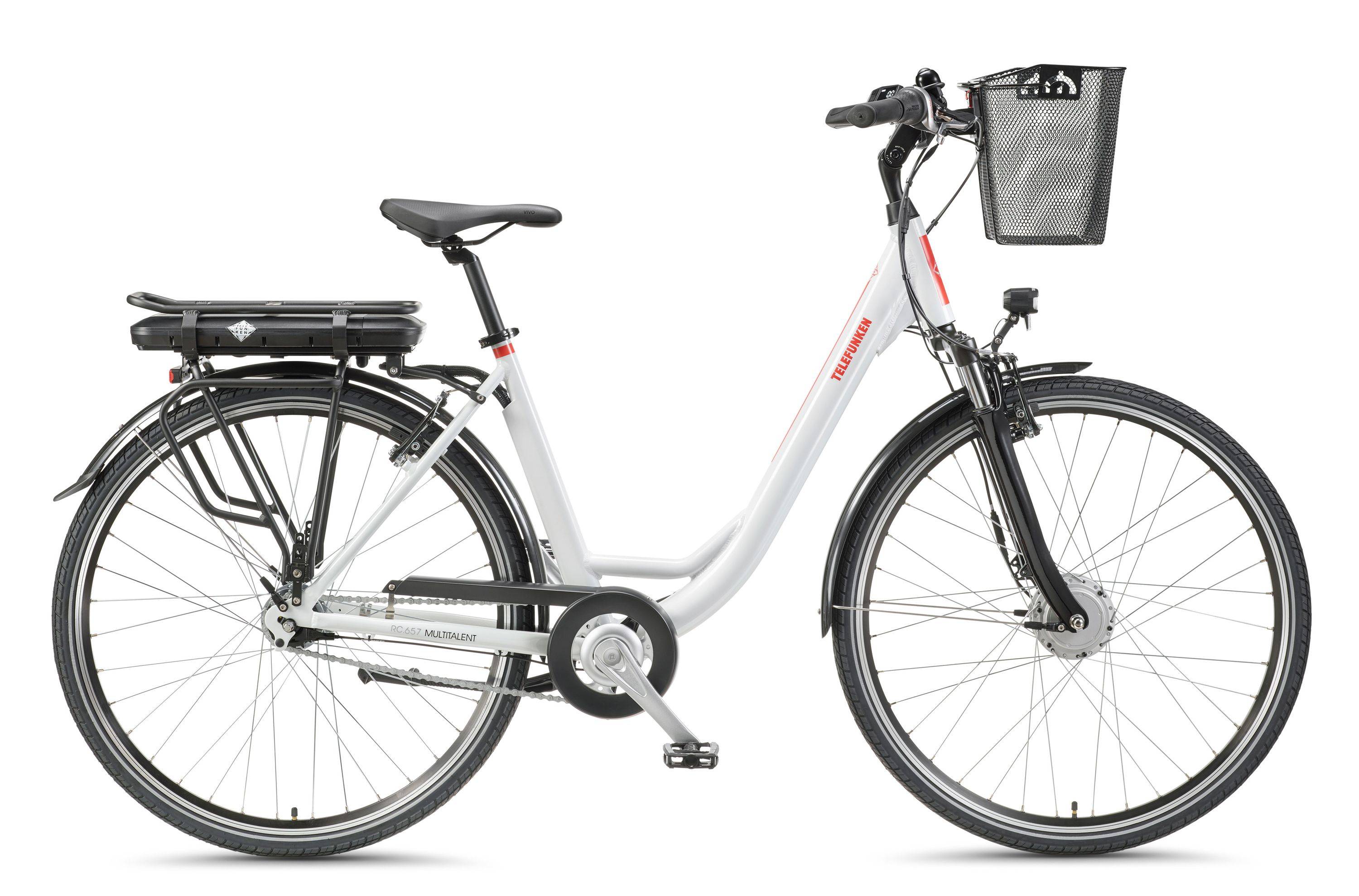 Telefunken City E-Bike | Elektrofahrrad 28 Zoll | 7-Gang Nabenschaltung | Frontmotor | 536,5Wh Akku | EBike Pedelec-1