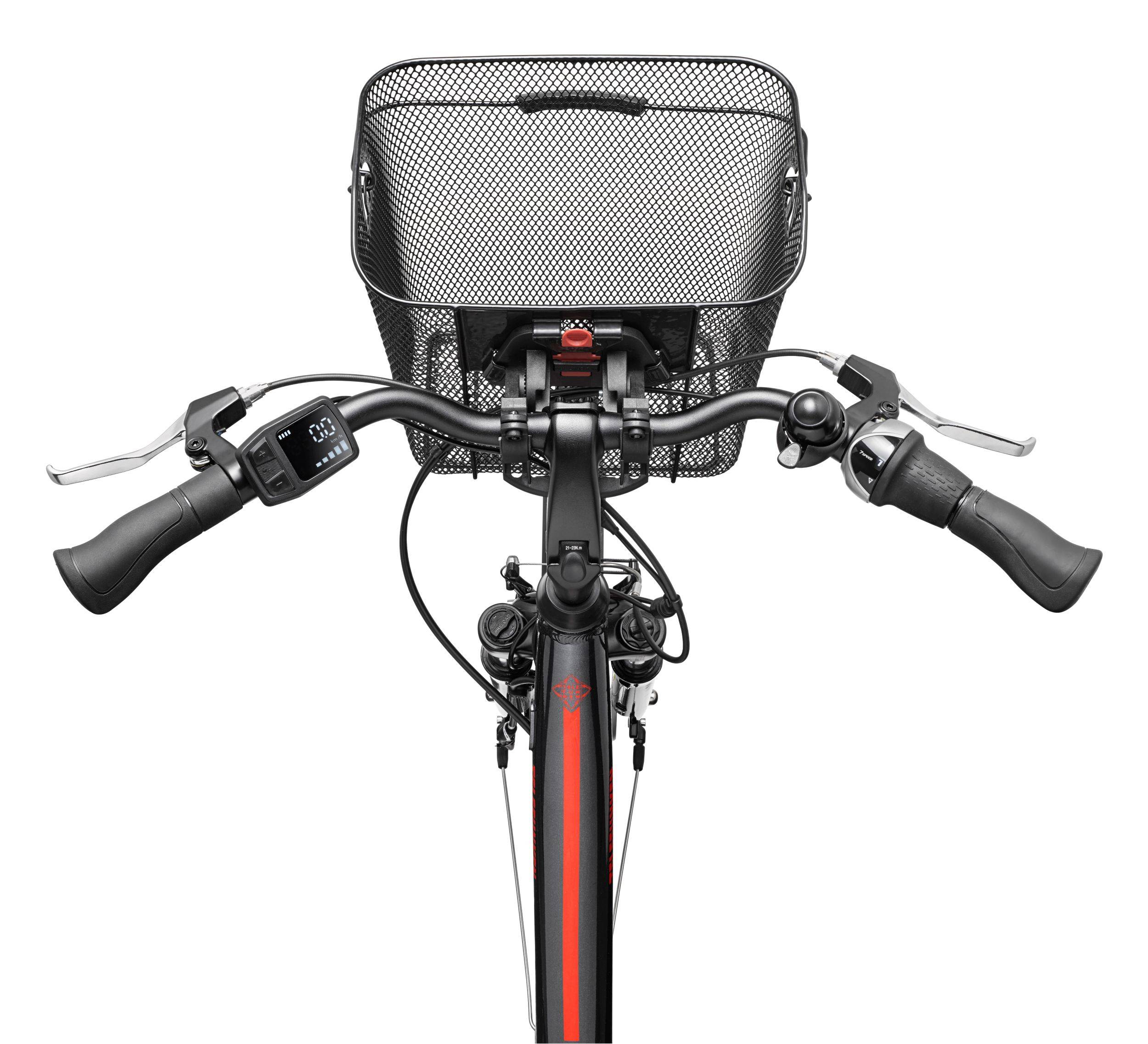 Telefunken City E-Bike | Elektrofahrrad 28 Zoll | 7-Gang Nabenschaltung | Frontmotor | 536,5Wh Akku | EBike Pedelec-3