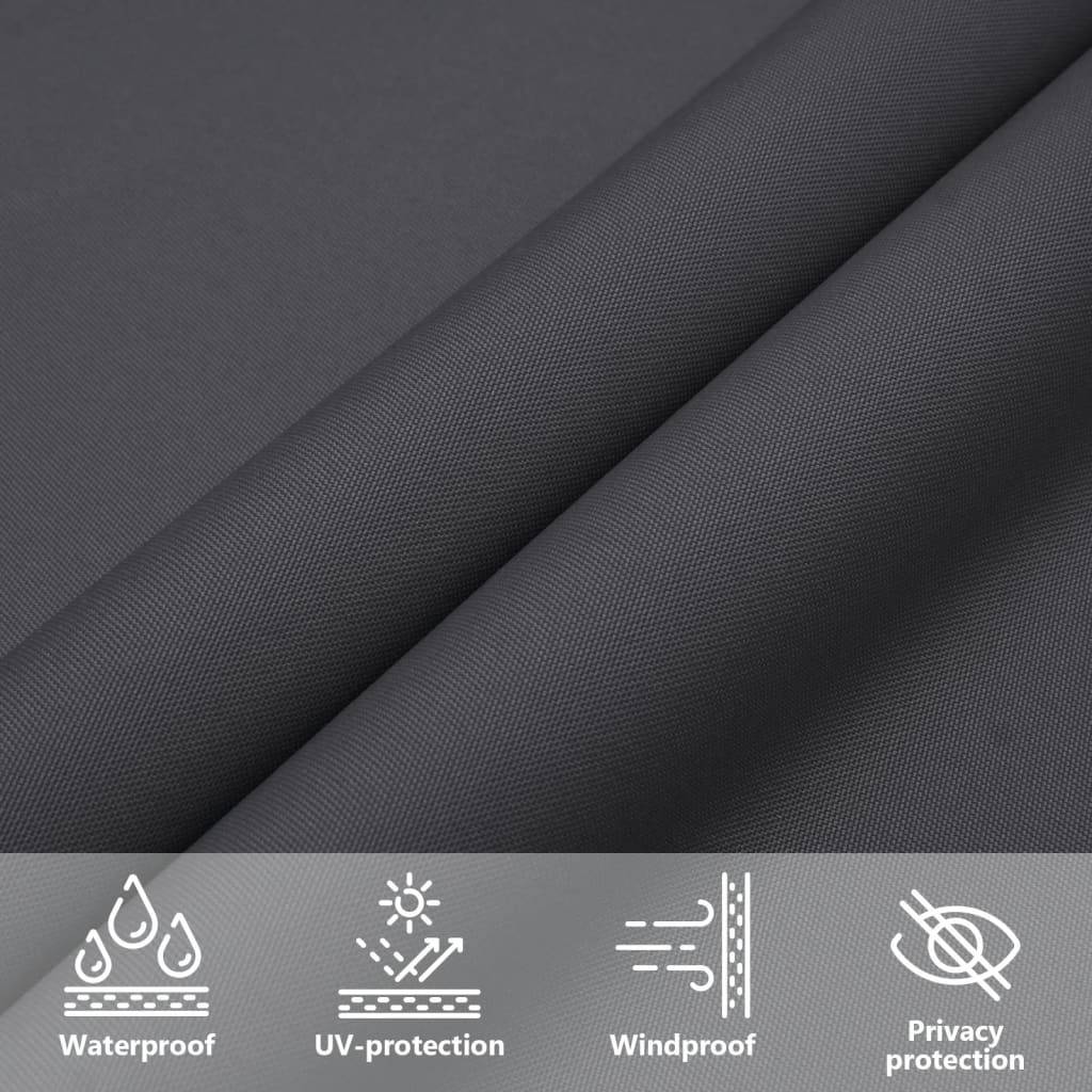 vidaXL Sonnensegel Oxford-Gewebe Dreieckig 4x4x4 m Anthrazit-2