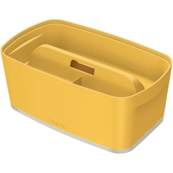Aufbewahrungsbox Klein MyBox Cosy mit Organiser / Deckel ABS gelb-0