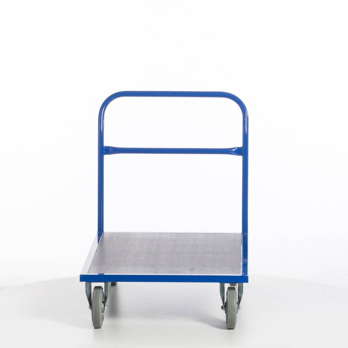 Schiebebügelwagen,Tragl. 1200kg,Ladefl. LxB 1600x800mm,Siebdruckplatteplatte,rutschsicher,1 Stirnwand (offen)-4