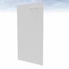 Flügeltür,f. Raumteiler,Anschlag links,2 OH,HxB 830x430mm,Holz,weiß