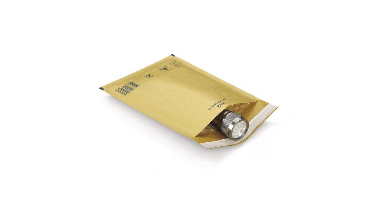 Luftpolster-Versandtasche,Luftpolster/Kraftpapier,braun,f. DIN A5+,Haftklebung,LxB innen 260x180mm-2