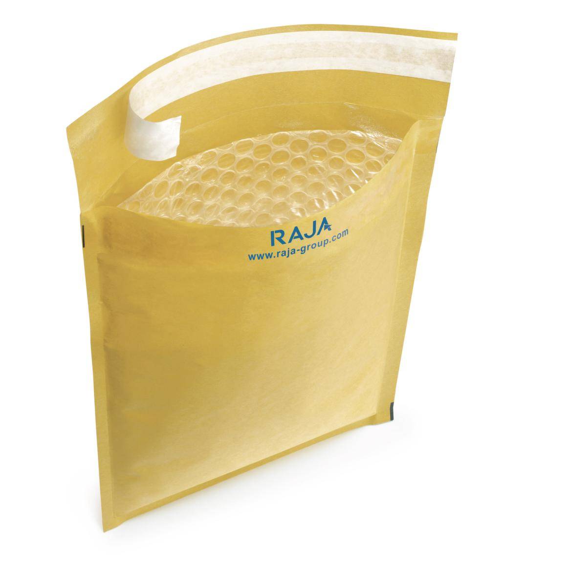 Luftpolster-Versandtasche,Luftpolster/Kraftpapier,braun,f. DIN A5,Haftklebung,LxB innen 210x150mm-0