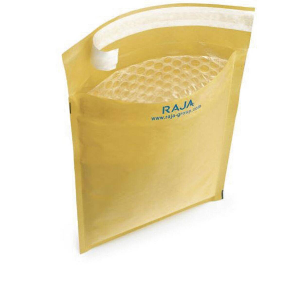 Luftpolster-Versandtasche,Luftpolster/Kraftpapier,braun,Haftklebung,LxB innen 260x220mm-3