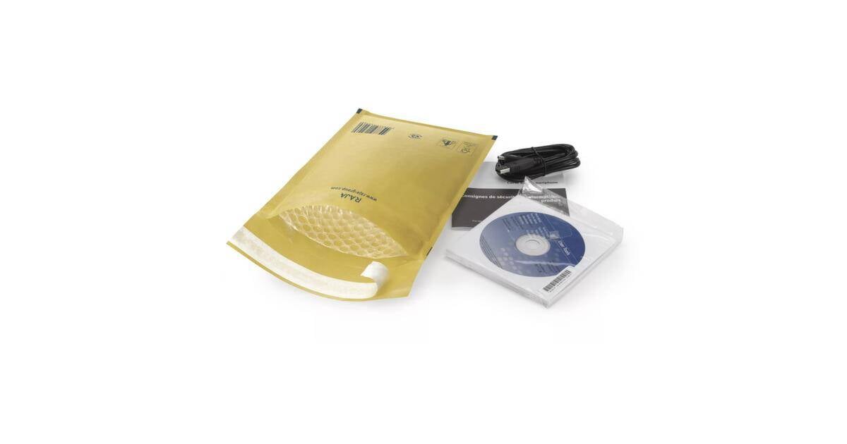 Luftpolster-Versandtasche,Luftpolster/Kraftpapier,braun,Haftklebung,LxB innen 260x220mm-4