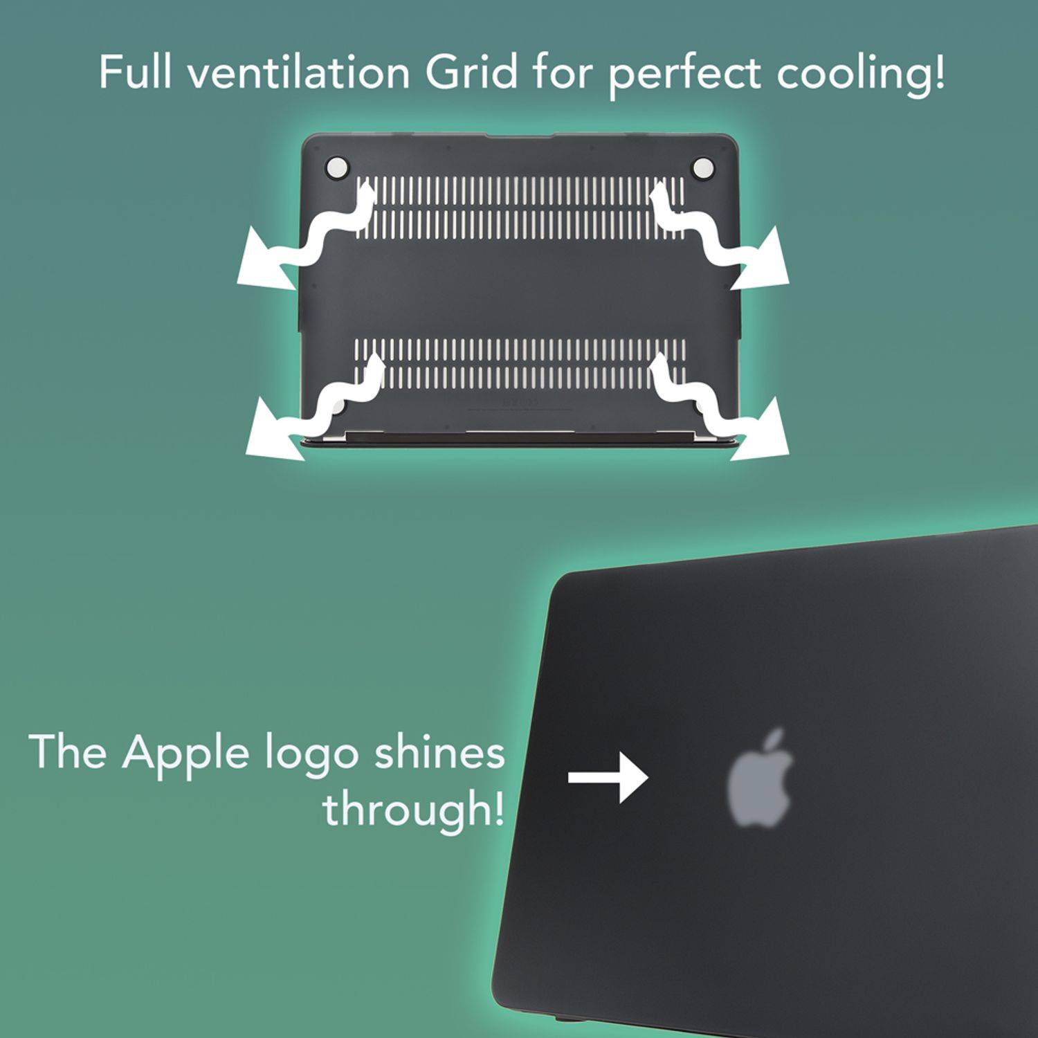 NALIA Schutz Hülle für MacBook Air 13 Zoll (2015), Slim Cover Etui Case Tasche Transparent-8