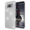 Samsung Galaxy S8 Hülle Handyhülle von NALIA, Glitzer Slim Case Cover Schutzhülle Silber
