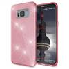 Samsung Galaxy S8 Hülle Handyhülle von NALIA, Glitzer Slim Case Cover Schutzhülle Pink