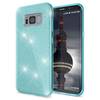 Samsung Galaxy S8 Hülle Handyhülle von NALIA, Glitzer Slim Case Cover Schutzhülle Türkis