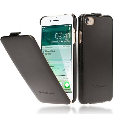 NALIA Klapp Handy Hülle für iPhone SE 2022 / SE 2020 / 8 / 7, Kunst Leder Flip Case Cover