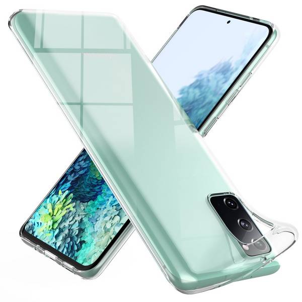 NALIA Handy Hülle für Samsung Galaxy S20 FE, Transparent Silikon Cover Case Etui