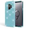 Samsung Galaxy S9 Hülle Handyhülle von NALIA, Glitzer Slim Case Cover Schutzhülle Türkis