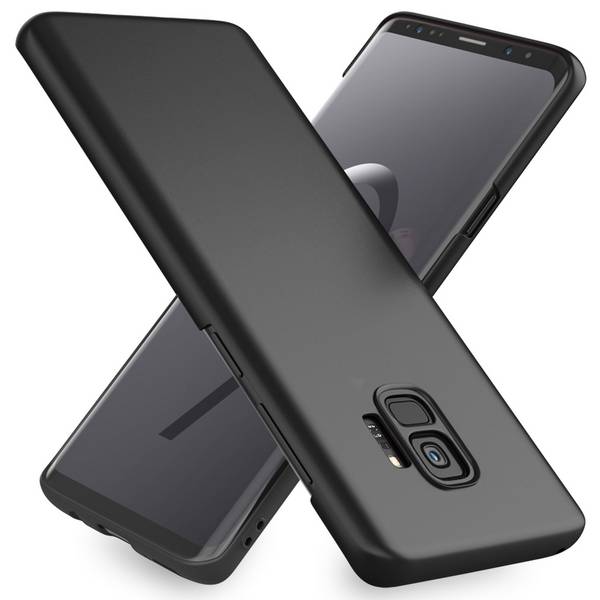 Samsung Galaxy S9 Handy Hülle von NALIA, Dünne Schutzhülle Cover Hard Case Etui Schwarz