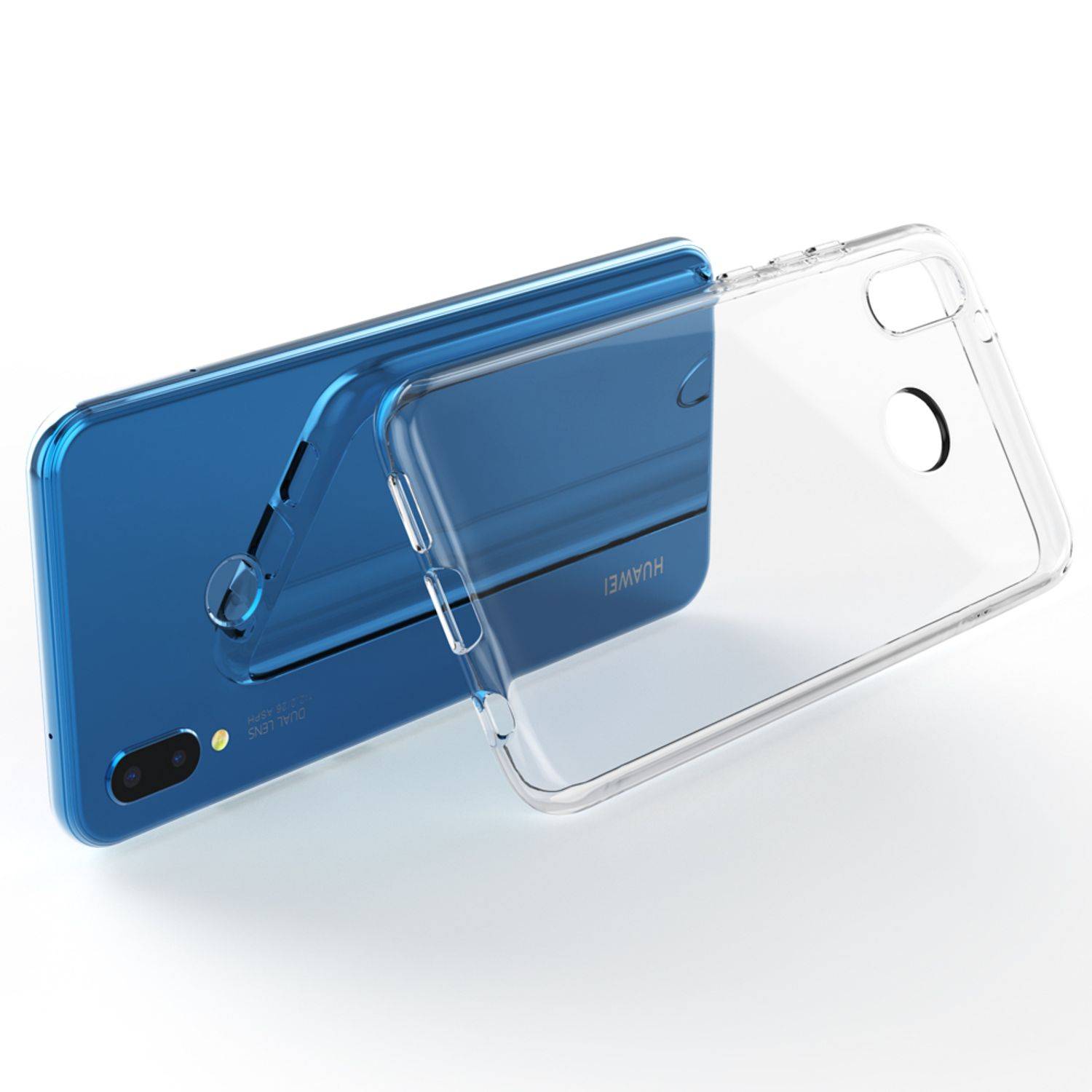 NALIA Handyhülle für Huawei P20 Lite Hülle, Durchsichtige Silikon Schutzhülle-4