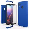 Huawei P20 Lite Hülle 360 Grad Handyhülle mit Displayschutz von NALIA, 360° Cover Blau