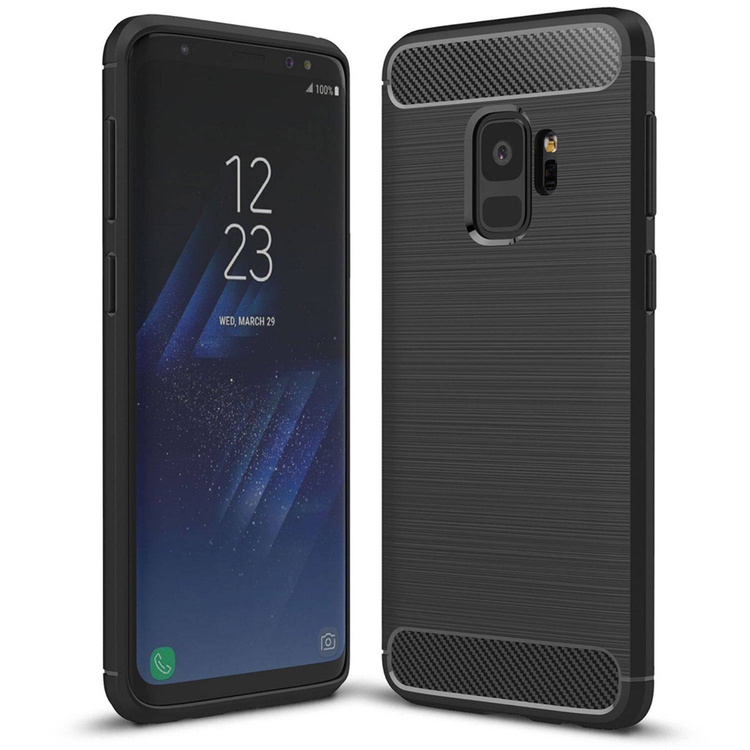 Samsung Galaxy S9 Handy Hülle von NALIA, Ultra Slim Silikon Case Cover Schutz-0
