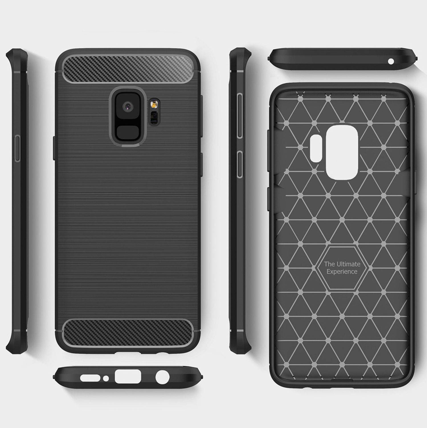 Samsung Galaxy S9 Handy Hülle von NALIA, Ultra Slim Silikon Case Cover Schutz-8