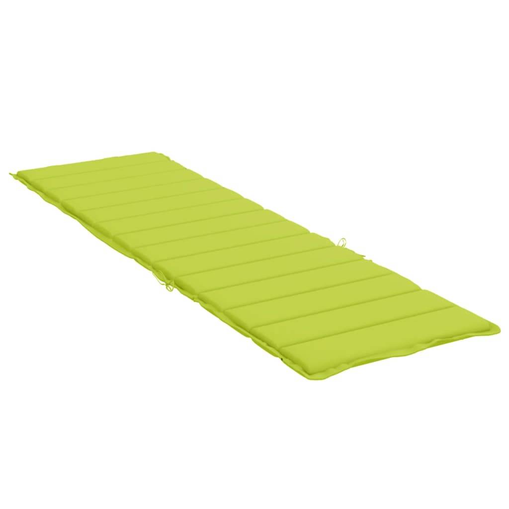 vidaXL Sonnenliegen-Auflage Hellgrün 200x60x3 cm Oxford-Gewebe-1