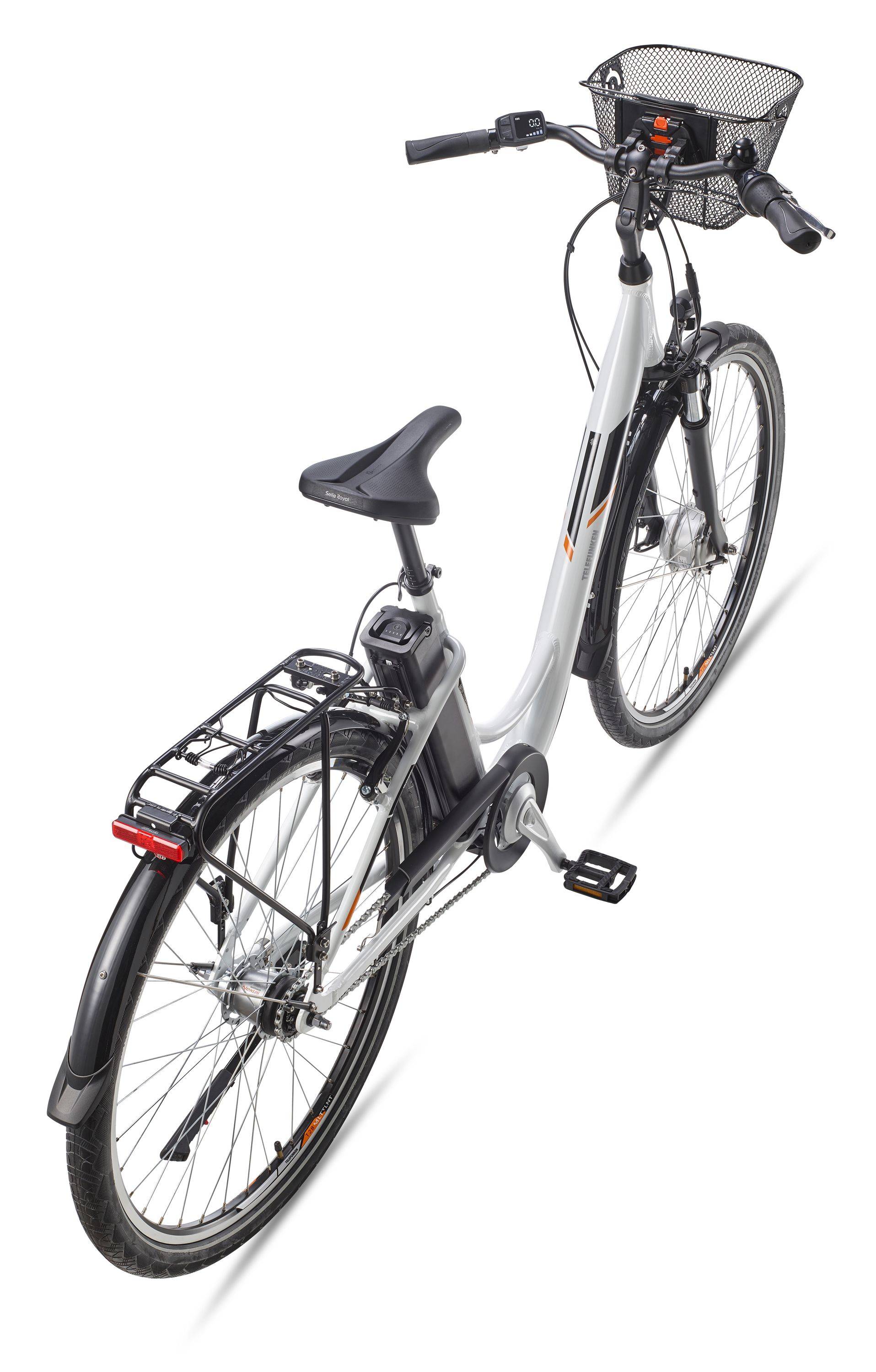 Telefunken E-Bike RC840 28 Zoll mit 7-Gang Shimano Nabenschaltung / Frontmotor 250W / Sitzrohrakku 536,5 Wh / weiß-2