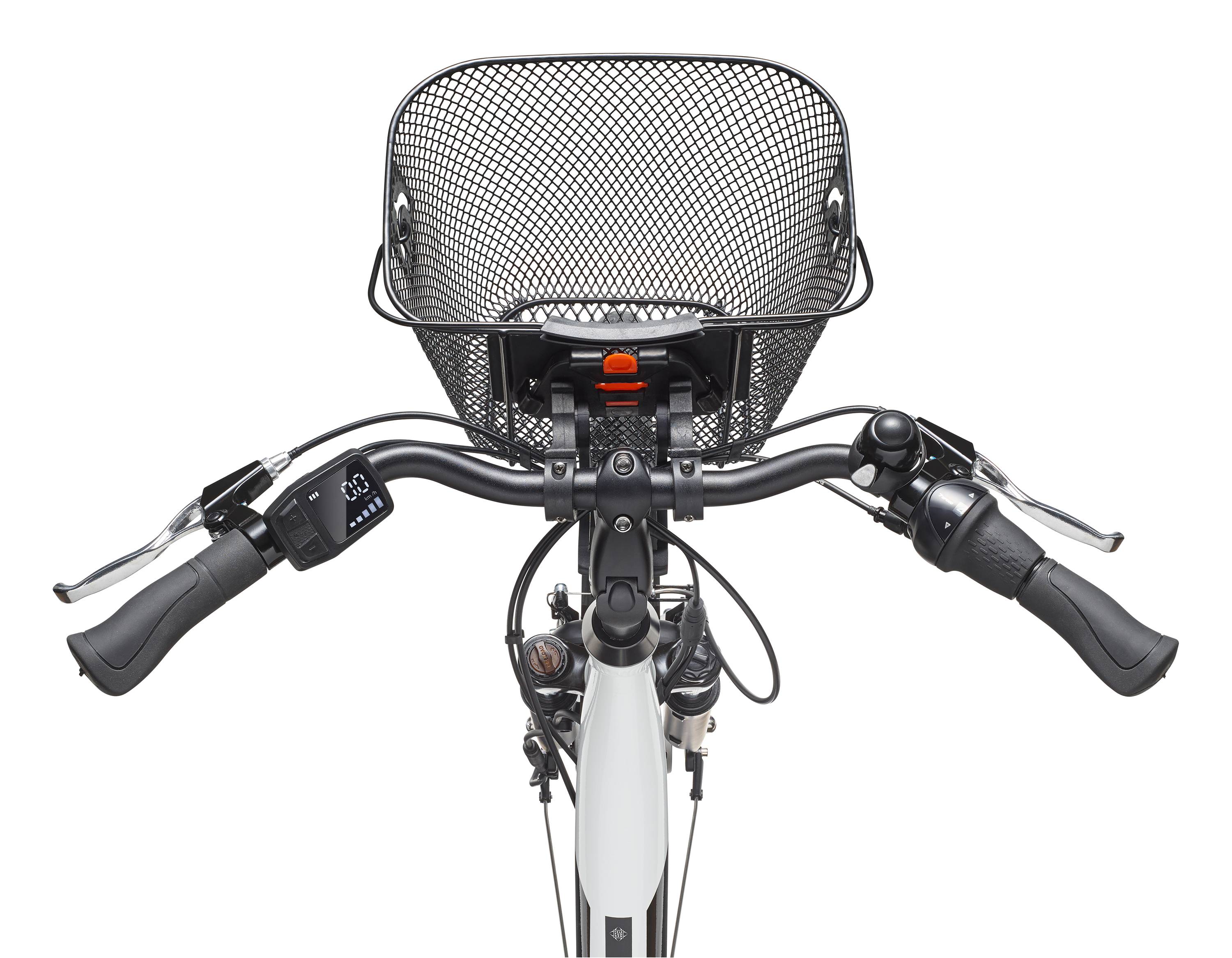 Telefunken E-Bike RC840 28 Zoll mit 7-Gang Shimano Nabenschaltung / Frontmotor 250W / Sitzrohrakku 536,5 Wh / weiß-3