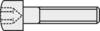 TOOLCRAFT 814172 Zylinderschrauben M4 20 mm Innensechskant DIN 912 Stahl 8.8 geschwärzt 1 St.