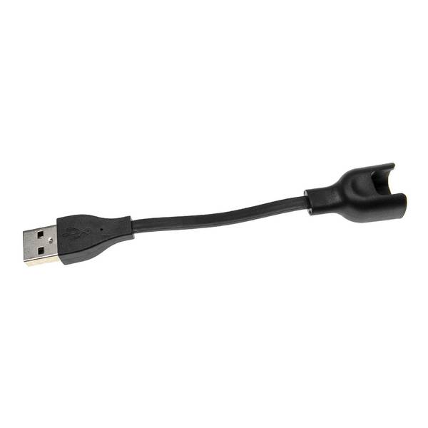 vhbw USB Ladekabel kompatibel mit Huawei Honor 5 | 4 Smartwatch Fitnesstracker - Ladestation Schwarz, 12,5 cm