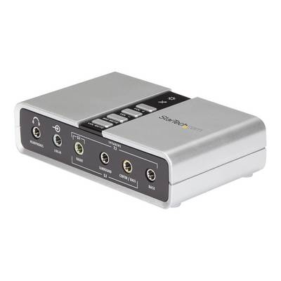 StarTech.com USB 2.0 Soundbox 7.1 Adapter - externe USB Soundkarte mit SPDIF Didital Audio - External Soundcard mit 8x 3-0