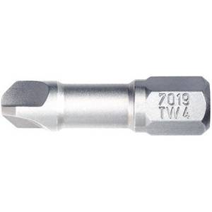 Wiha 7019 Tw Zot 1x25 Tri Wing Tri Wing Bit 1 Chrom Vanadium Stahl Gehartet Zahhart C 6 3 1 St Kaufen